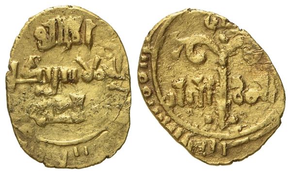 MESSINA. Regno di Sicilia. Ruggero II duca (1105 - 1154). Tarì. Au (0,83 g; 13,1 mm)