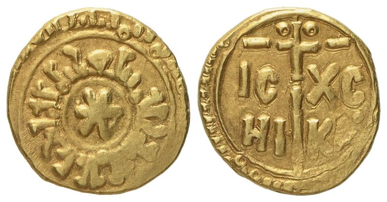 Messina. Regno di Sicilia. Tancredi (1190 - 1194). Tarì. Au (1,33 G; 12 MM)