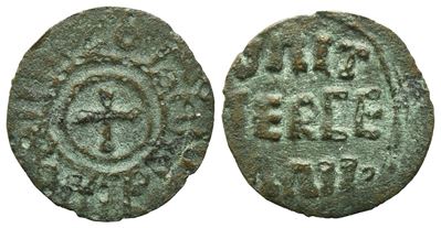 Gugliemo II, Quarto di tercenario, Regno di Sicilia, 1166-1189, 0,26 gr.