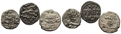 Palermo, Dirhem di Guglielmo II e Tancredi, 1166-1189, Lotto di 2 Frazioni e 1/4 Tercenario