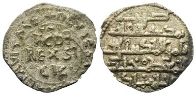 Palermo. Regno di Sicilia. Tancredi Re (1190-1194). Medalea Tercenari. Ag (0,84 G; 16,8 MM) Spahr...