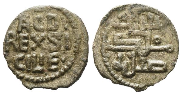 PALERMO. REGNO DI SICILIA. Tancredi (1190-1194). Quarto di tercenario. Ag (12,17 mm; 0,49 g). Spahr 137. Mir 451. R.