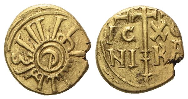 MESSINA. Regno di Sicilia. Tancredi (1190 - 1194). Tarì. Au (1,65 g; 11,27 mm)  - Asta Monete e medaglie medievali e moderne italiane ed estere - Bertolami Fine Art - Casa d'Aste