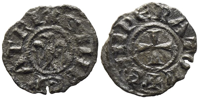 Messina. Regno di Sicilia. Enrico Vi (1194 - 1197), Monetazione a Nome di Enrico e Costanza. 1/2 ...