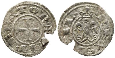 Messina. Regno di Sicilia. Federico II (1197-1250). 1/2 Denaro (1221). Mi (15,04 MM; 0,36 G). Spa...