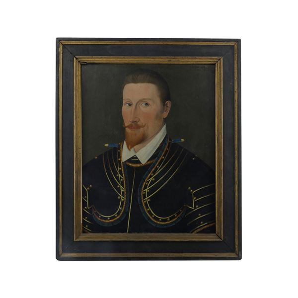 Portrait of a gentleman in black