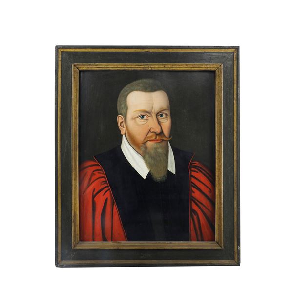 Gentiluomo in rosso  (fine XVIII secolo)  - dipinto ad olio su tavola - Asta Smart Auction: Arredi, Dipinti, Sculture e altro a prezzi vantaggiosi - Bertolami Fine Art - Casa d'Aste