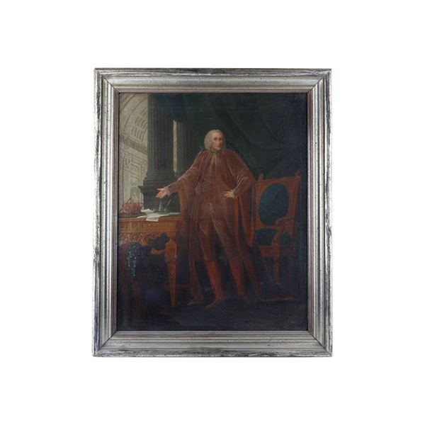 Portrait of a gentleman within the studio
