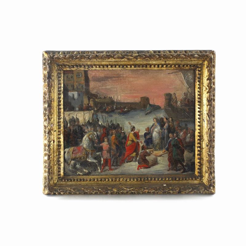 Bernardo Celentano - Antonio e Cleopatra Bozzetto Preparatorio