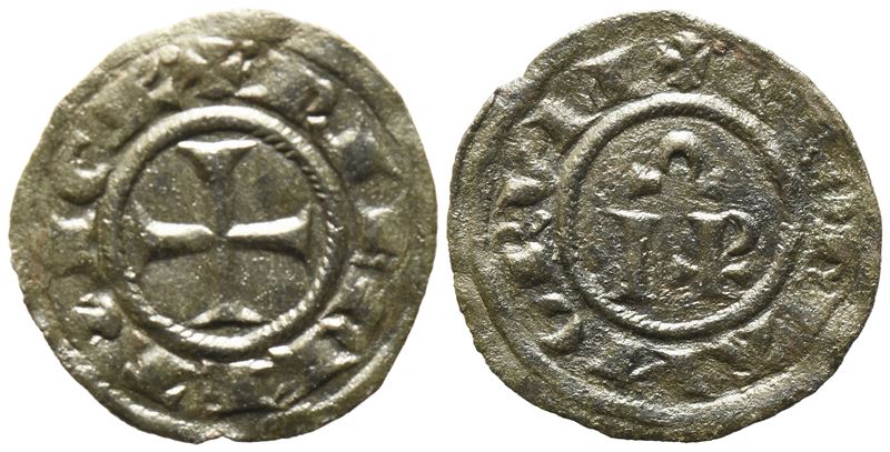 Messina. Regno di Sicilia. Federico II (1197-1250). 1/2 Denaro (1246). Mi (0,35 G). Spahr 138. Mi...
