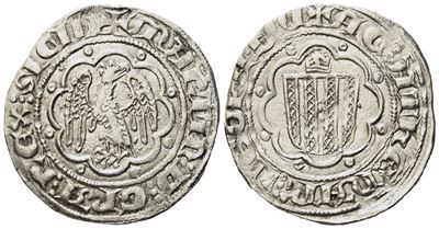 Messina. Regno di Sicilia. Martino i D'aragona (1402-1409). Pierreale Senza Sigle. Ag (2,97 G; 25...