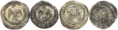Messina. Regno di Sicilia. Ferdinando il Cattolico (1479-1516). Interessante Lotto di Due Tarì. A...