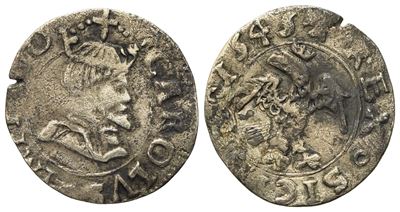 Messina. Regno di Sicilia. Carlo V D'asburgo (1516-1556). Mezzo Tarì 1545 Senza Sigle. Ag (1,05 G...