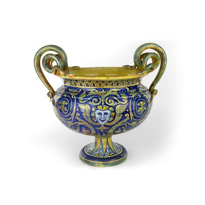 Centrotavola in Ceramica a Lustro