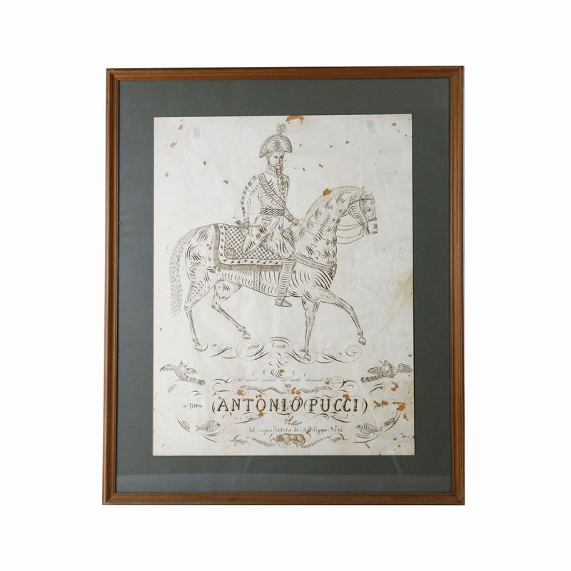 Cavaliere Antonio Pucci a Cavallo