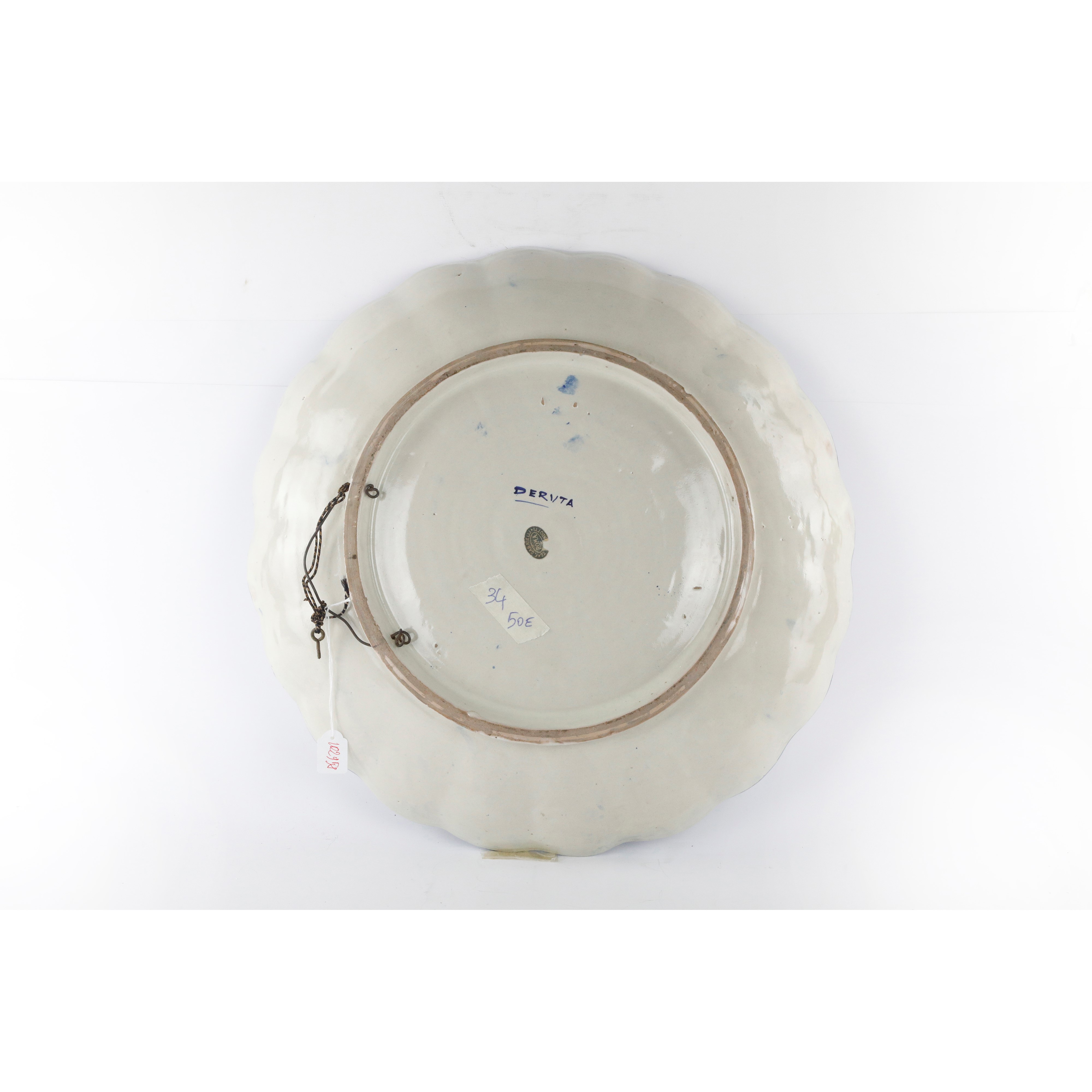 Piatto Bacile in Ceramica Bianca