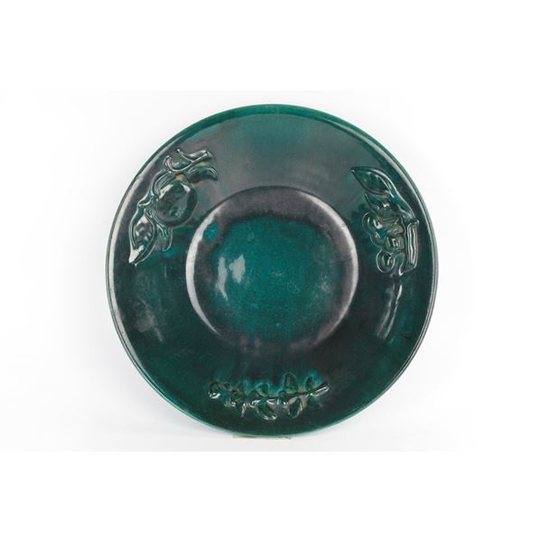 Centerpiece in glazed ceramic