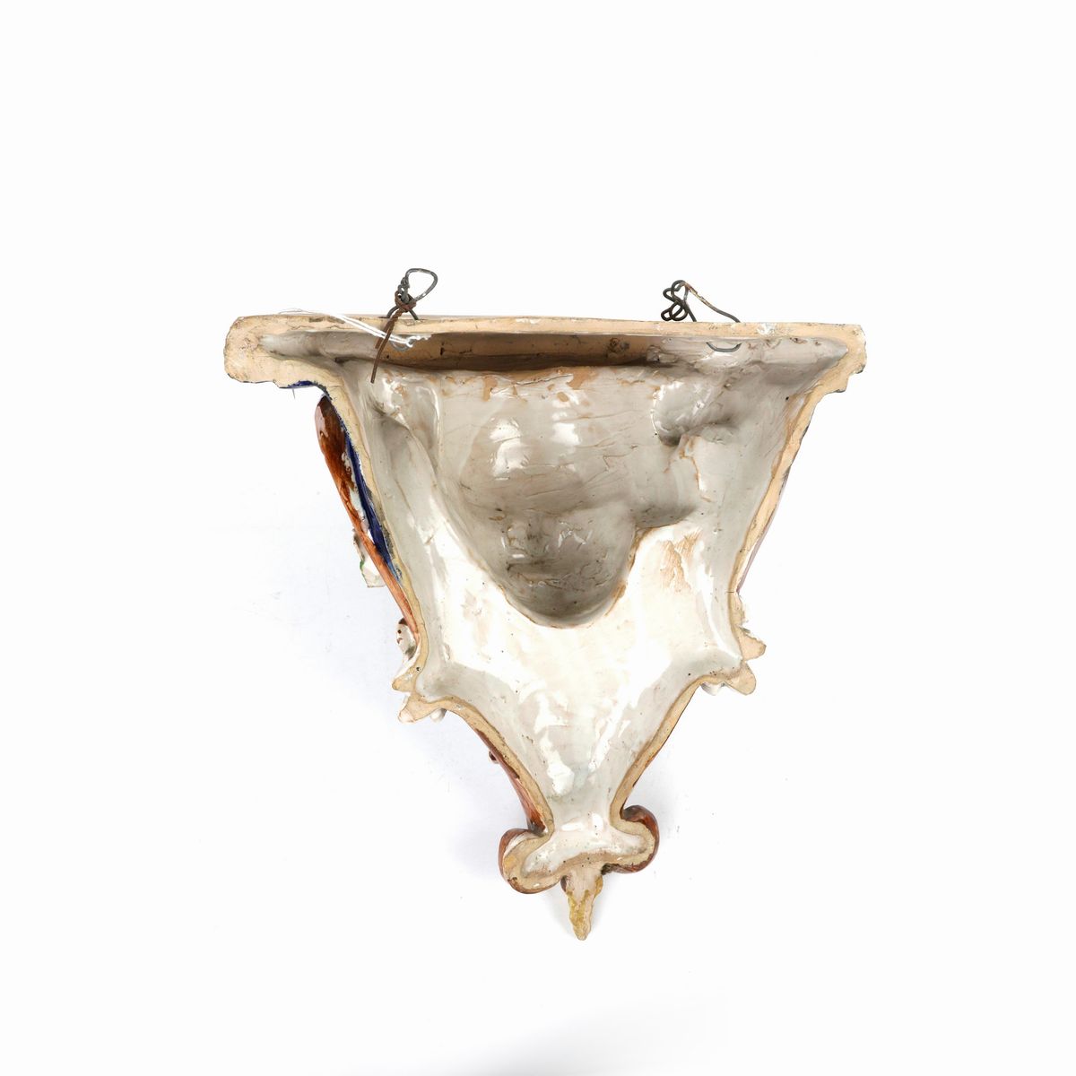 Mensola in Ceramica Policroma