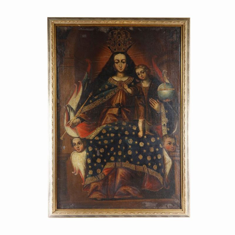 Madonna con Bambino e Globo Crucifero