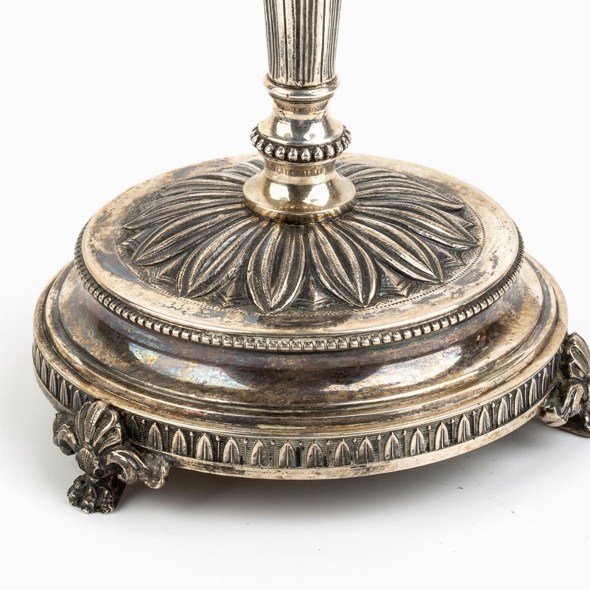 Coppia di Candelabri Italiani in Argento - 1935-1945