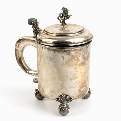 Tankard Italiano in Argento - Milano 1935-1945, Argentiere Malinverni Umberto