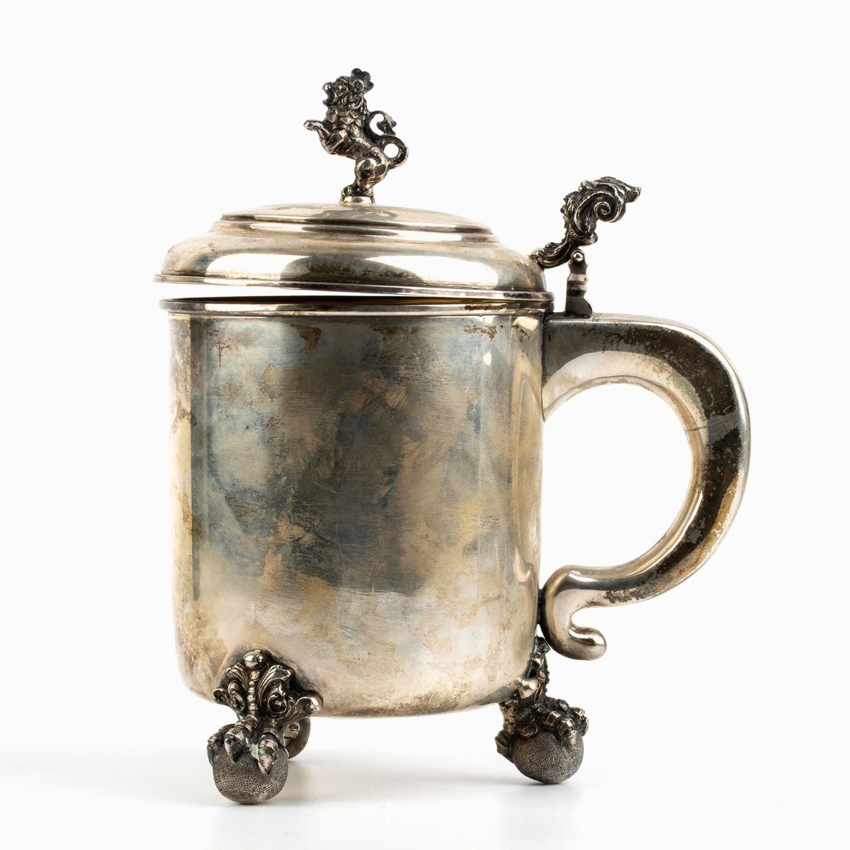Tankard Italiano in Argento - Milano 1935-1945, Argentiere Malinverni Umberto