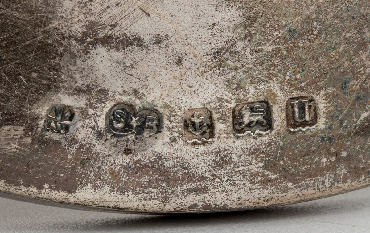 Lotto Composto da Coppa e Calamaio Inglesi in Argento - Birmingham 1911 e 1919