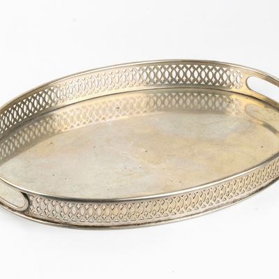 Vassoio Italiano in Argento - Anni '50 del XX Secolo