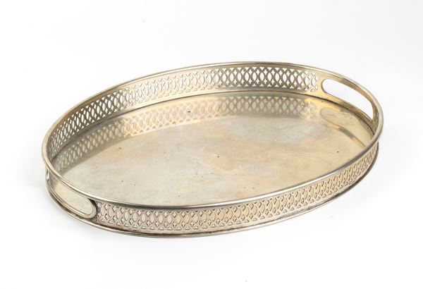 Italian silver tray - Italy, 1950s