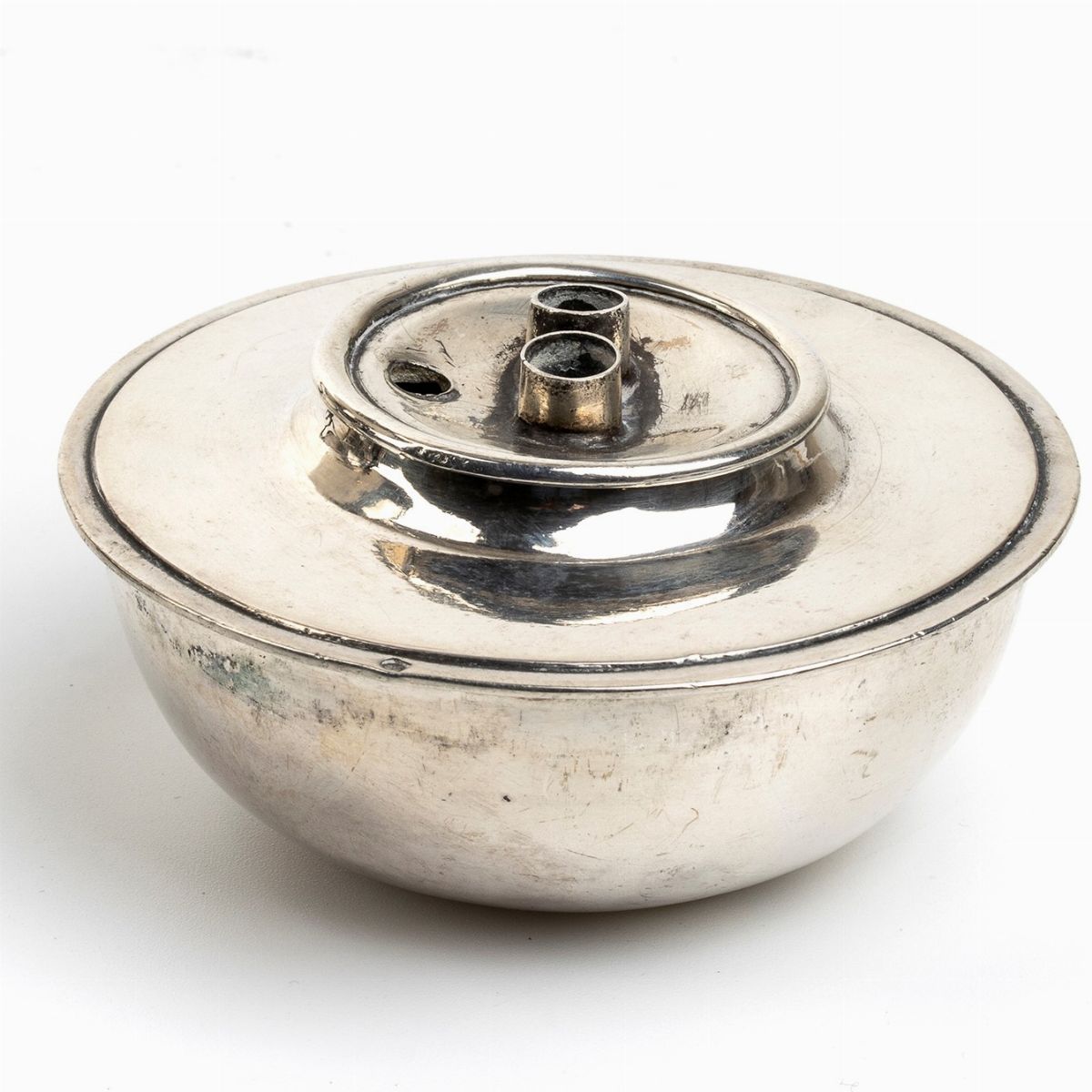 Tea Kettle Stato Pontificio in Argento - Roma, XIX Secolo Dopo il 1815, Rivenditore Ball Tompkins...
