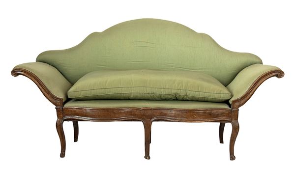 Boat-shaped Louis XV sofa - Venice, 18th century