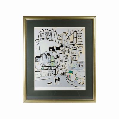 Veduta di Città, Multiplo su Carta
