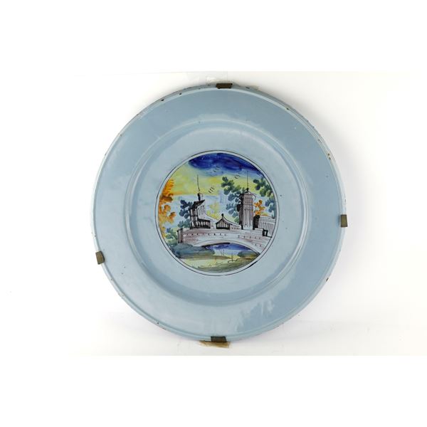 Piatto da parata in ceramica 