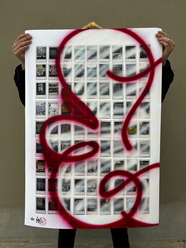 Marco Ubertini Hube - Throw-up polaroid poster tag 12/20