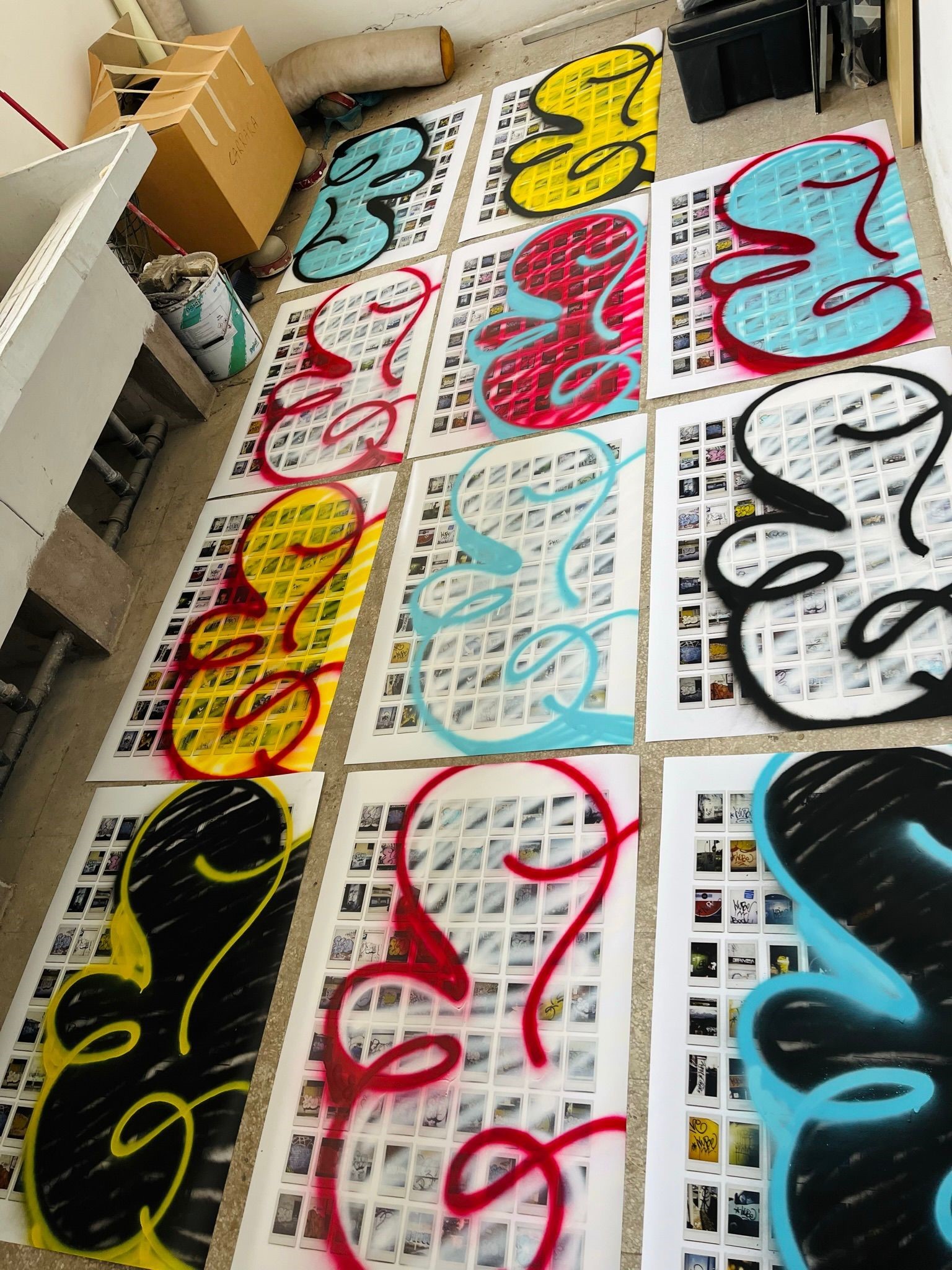 Marco Ubertini Hube - Throw-up Polaroid Poster Tag 12/20