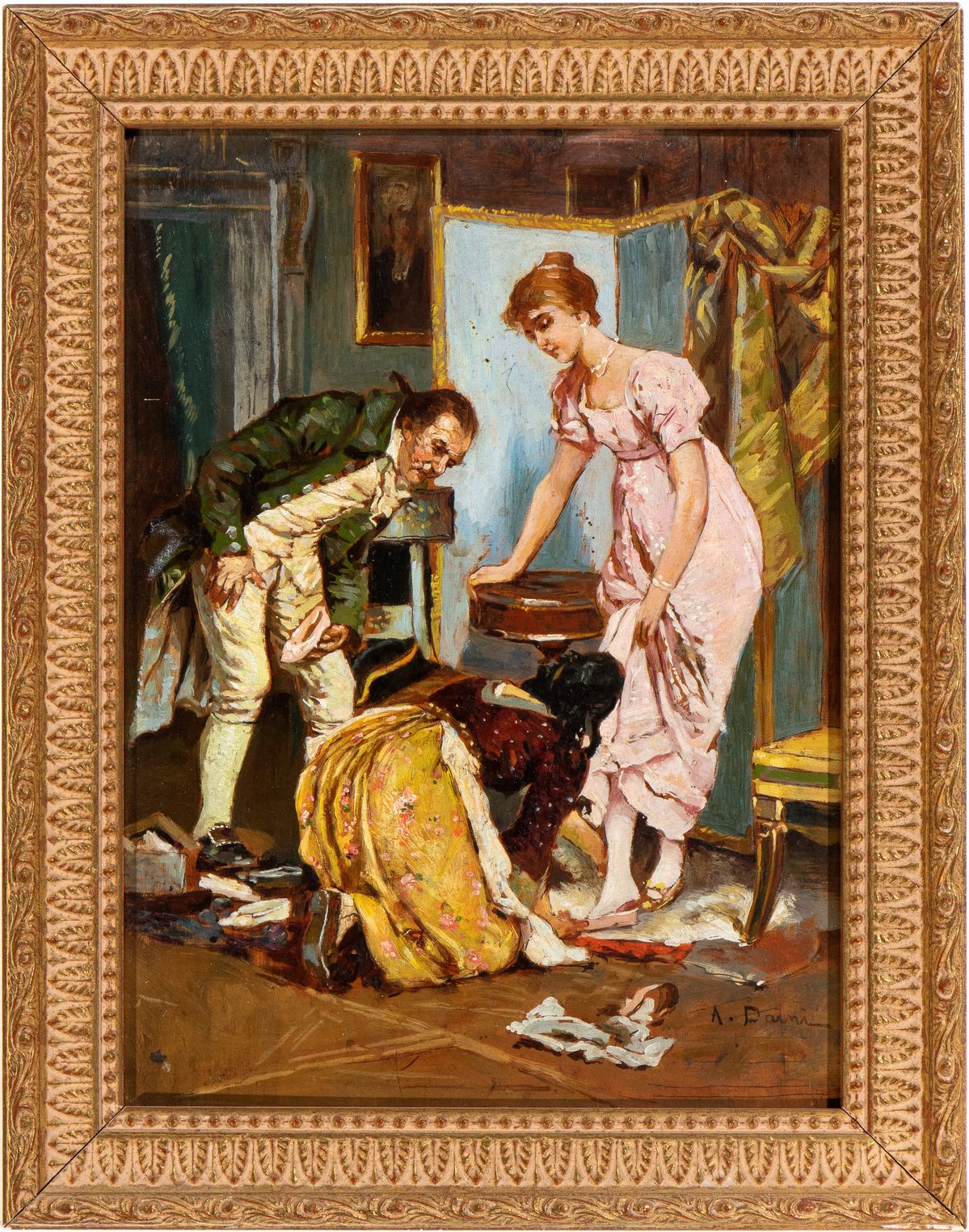 Augusto Daini - Preparativi per la Festa