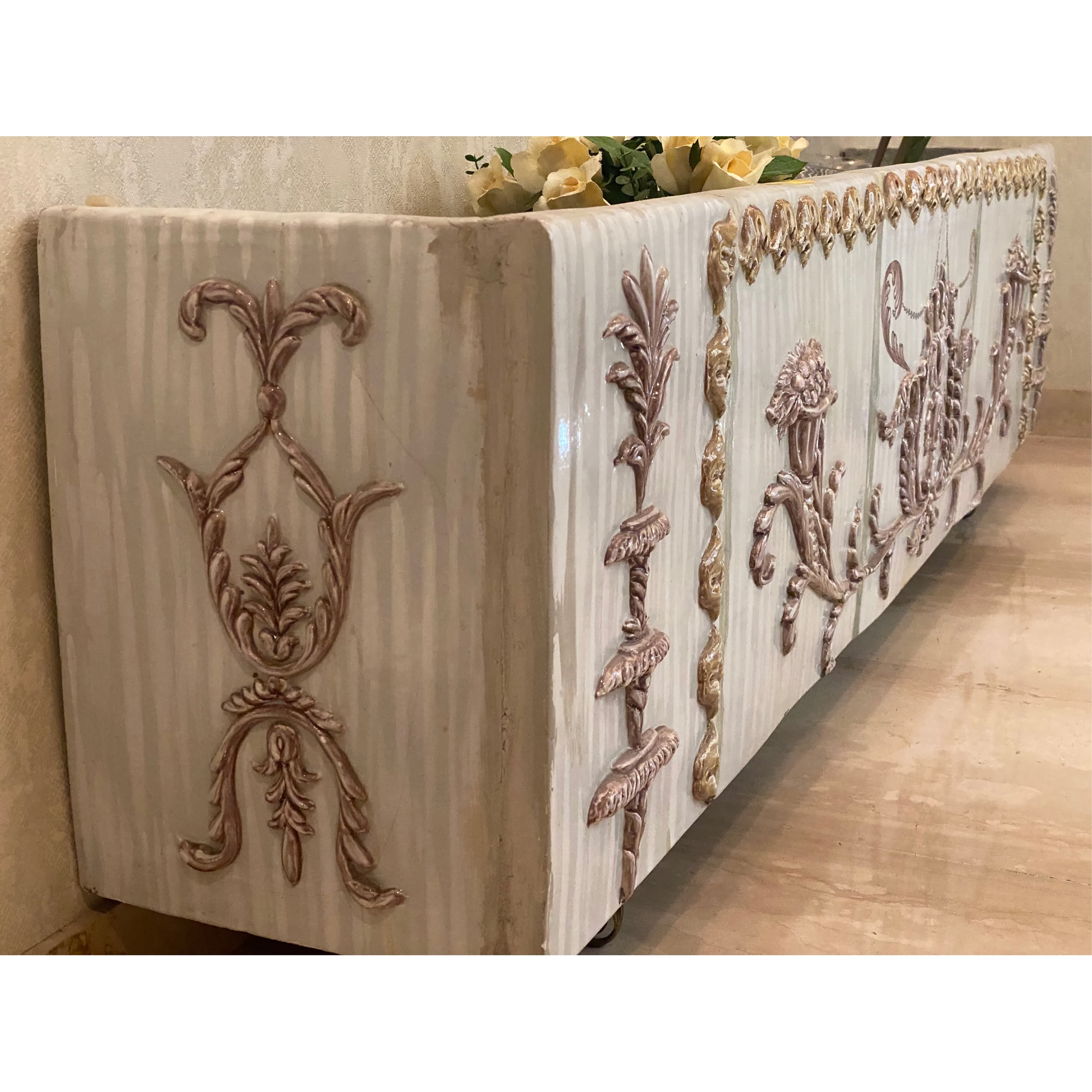 Fioriera in Ceramica di Forma Rettangolare