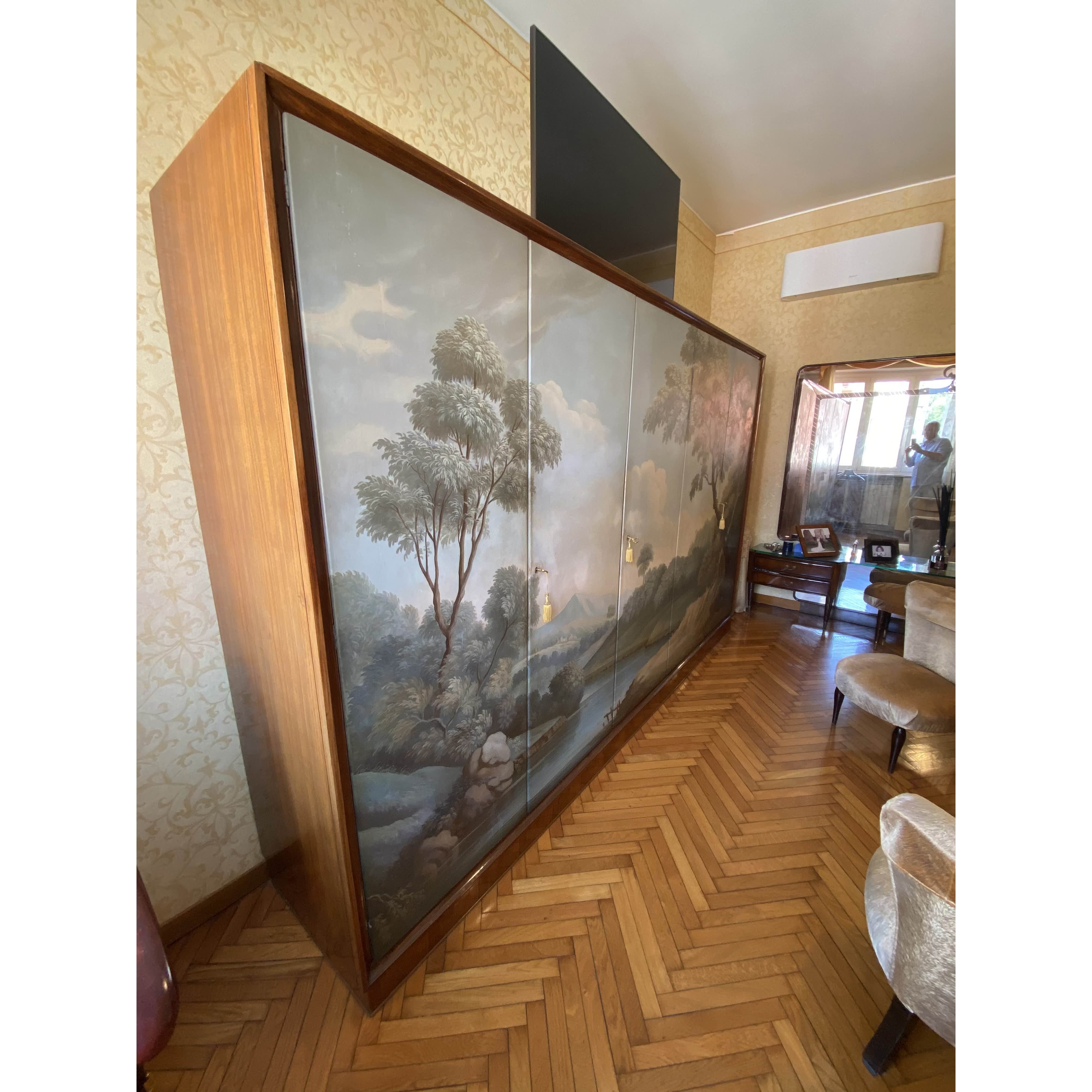 Armadio 4 Stagioni in Legno di Mogano