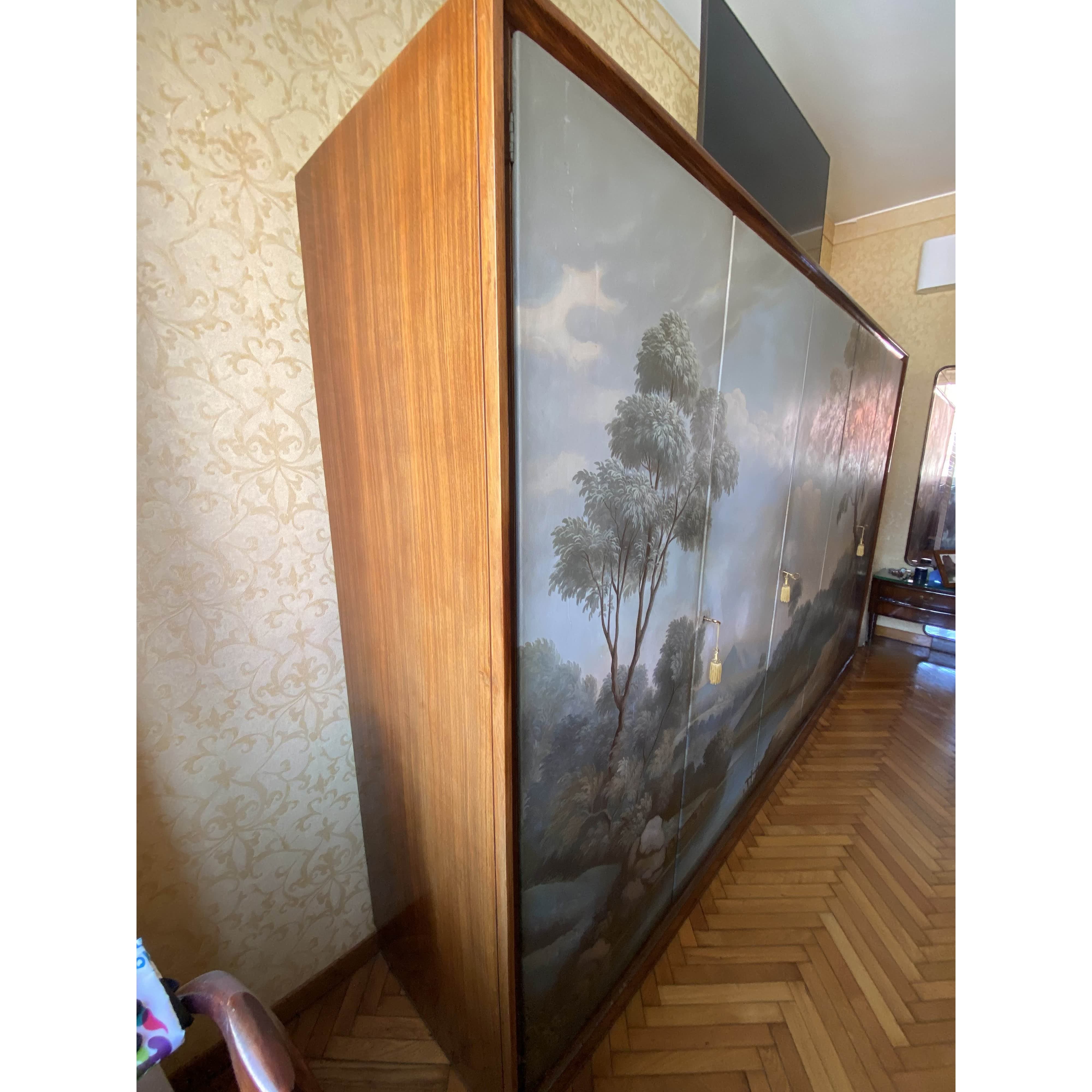 Armadio 4 Stagioni in Legno di Mogano