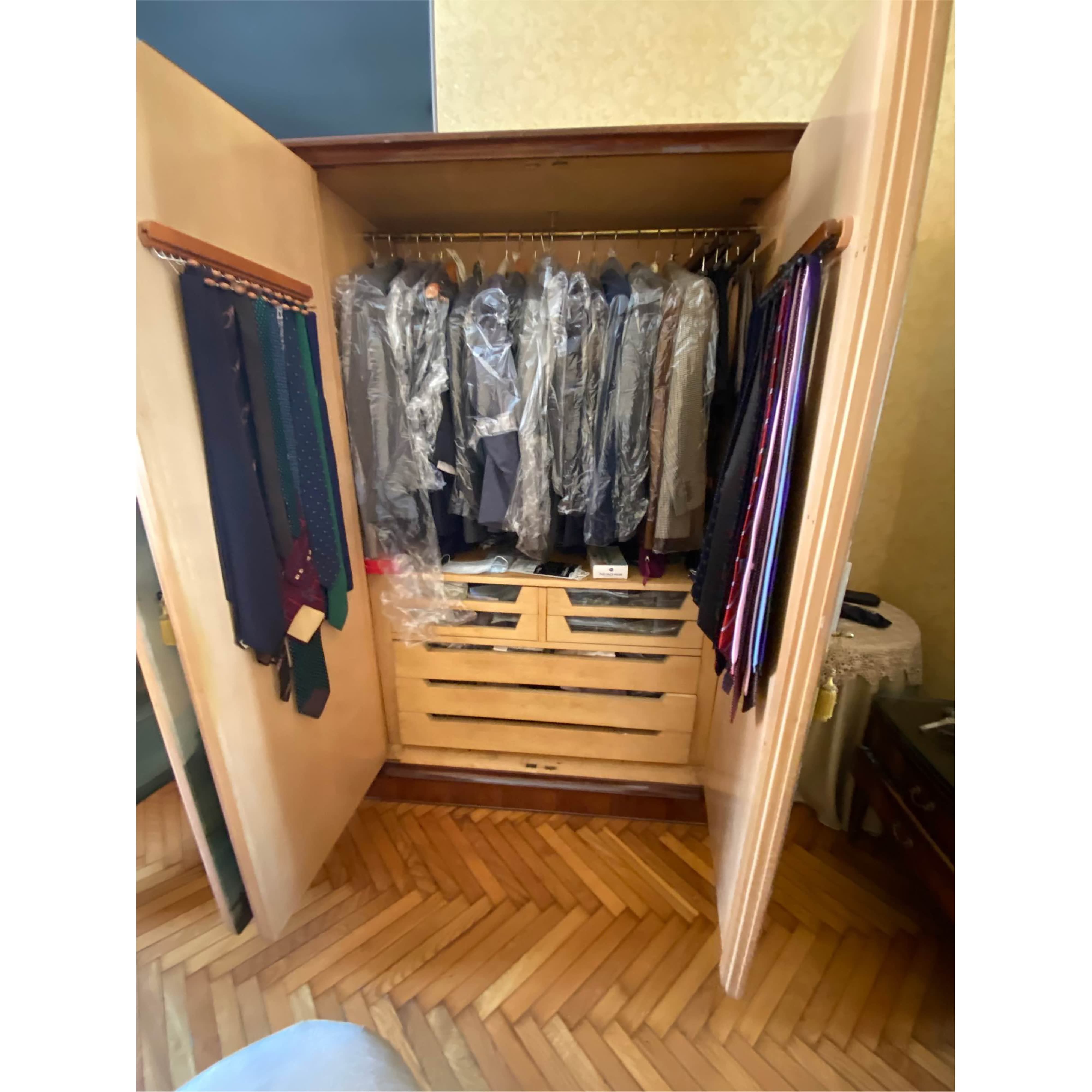 Armadio 4 Stagioni in Legno di Mogano