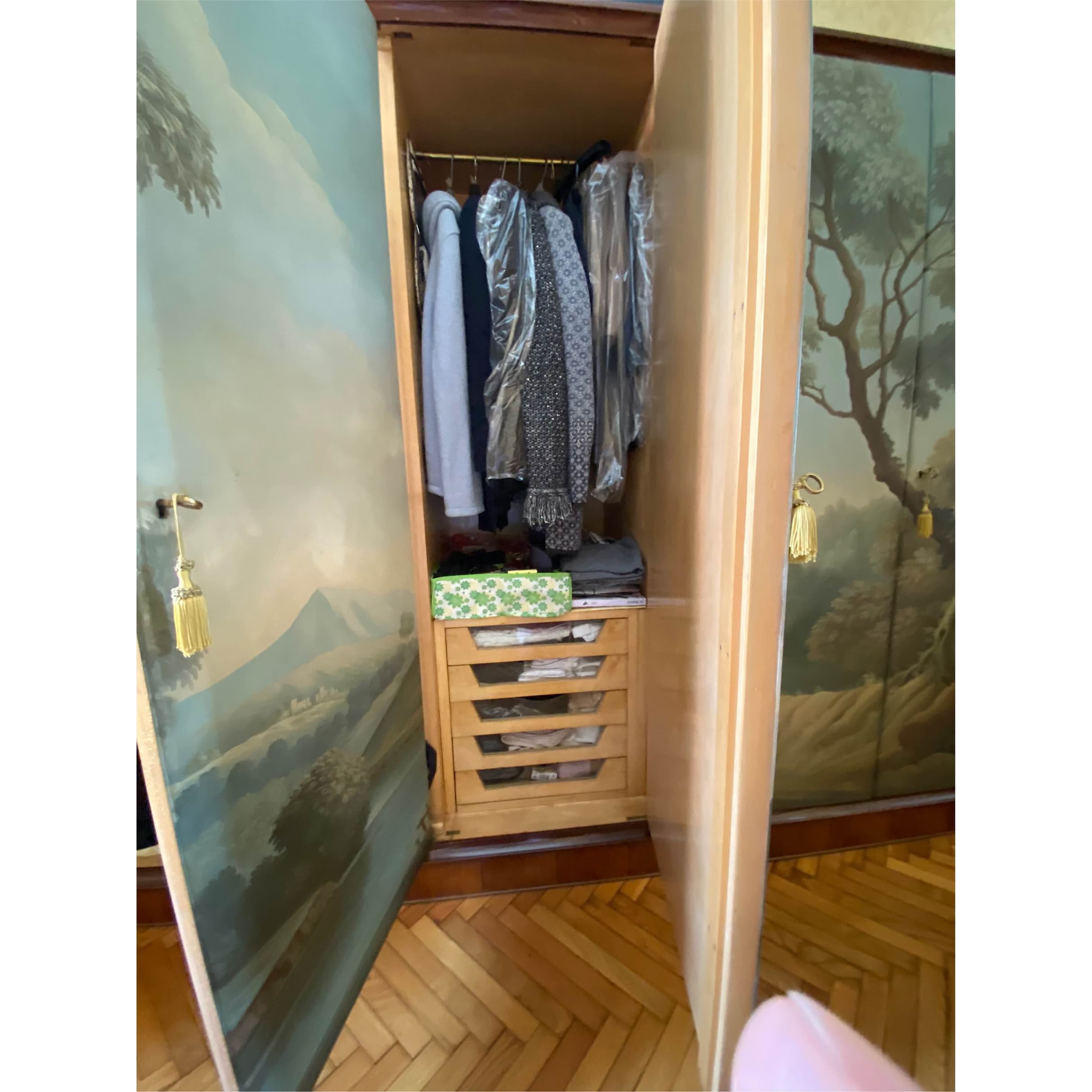 Armadio 4 Stagioni in Legno di Mogano