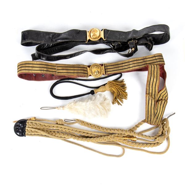 PALATINE GUARD, LOT OF ACCESSORIES FOR THE OFFICER'S UNIFORM