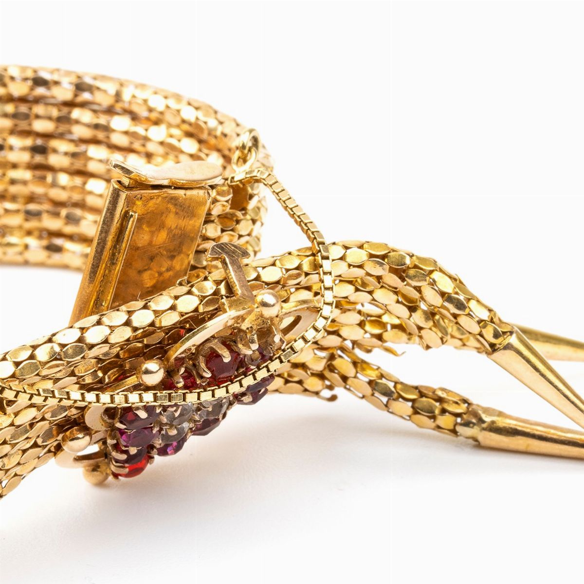 Bracciale a Maglia Morbida in Oro
