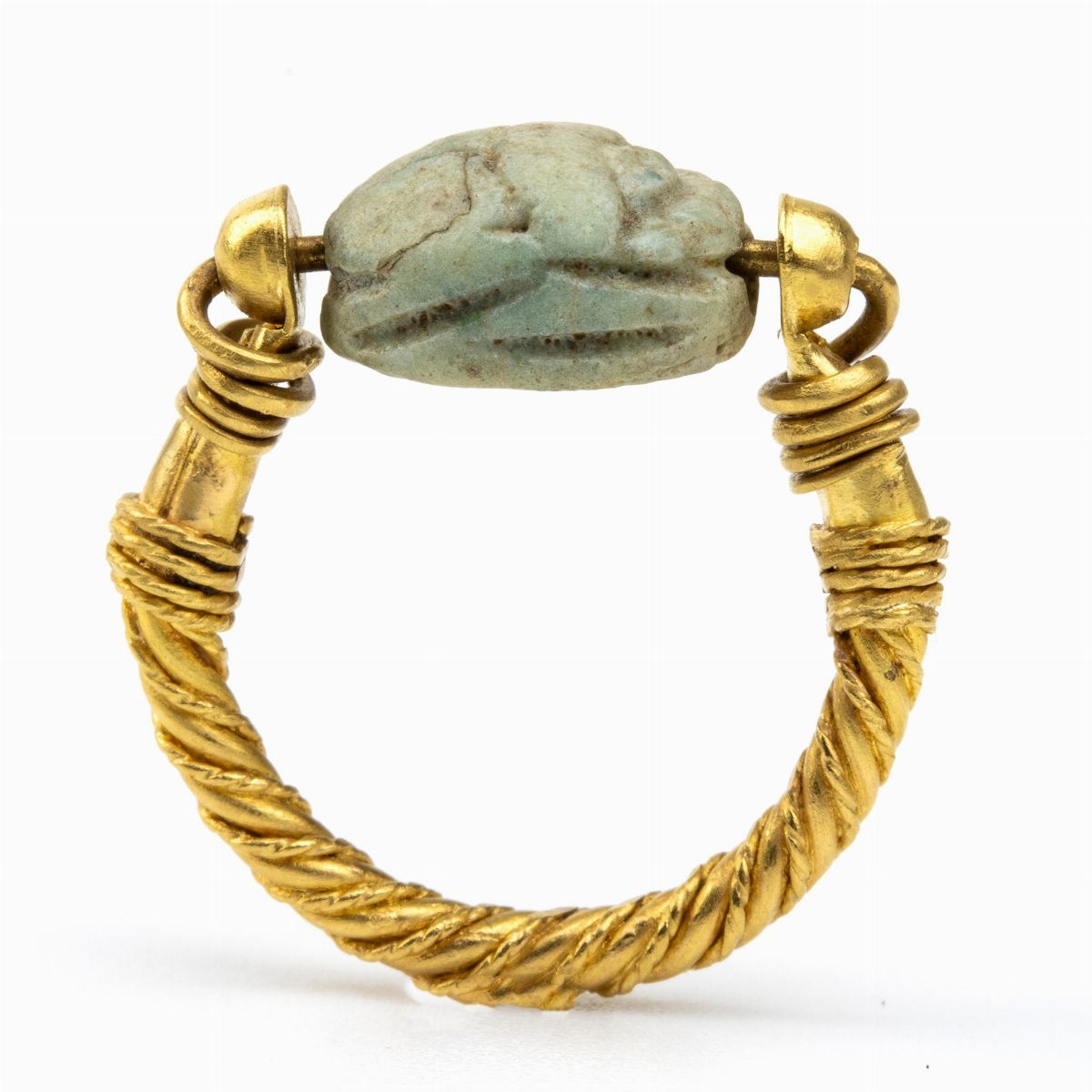 Anello in Stile Archeologico in Oro