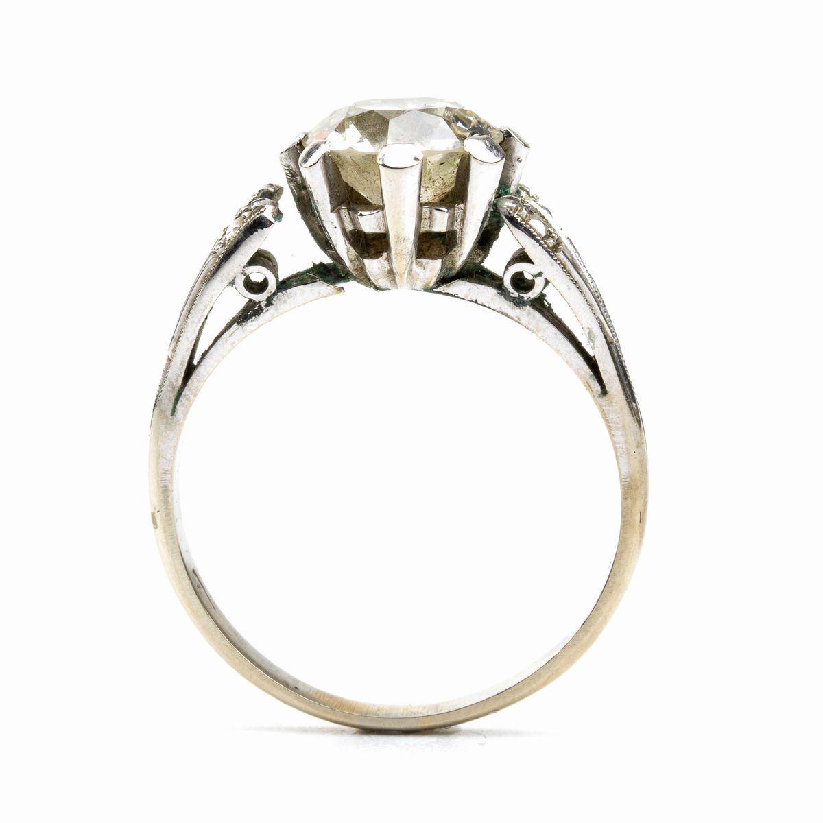 Anello in Oro con Diamante - Anni '30