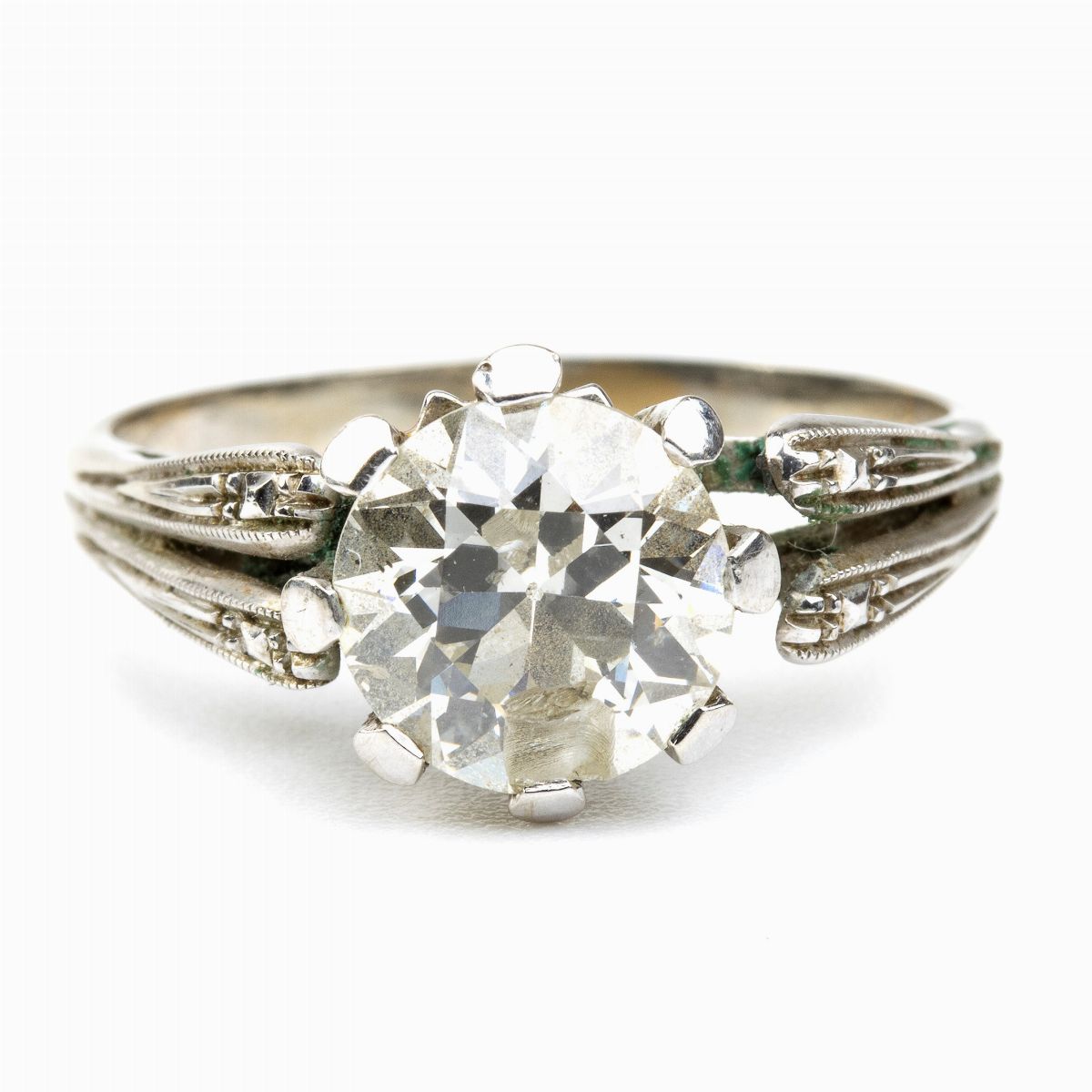 Anello in Oro con Diamante - Anni '30