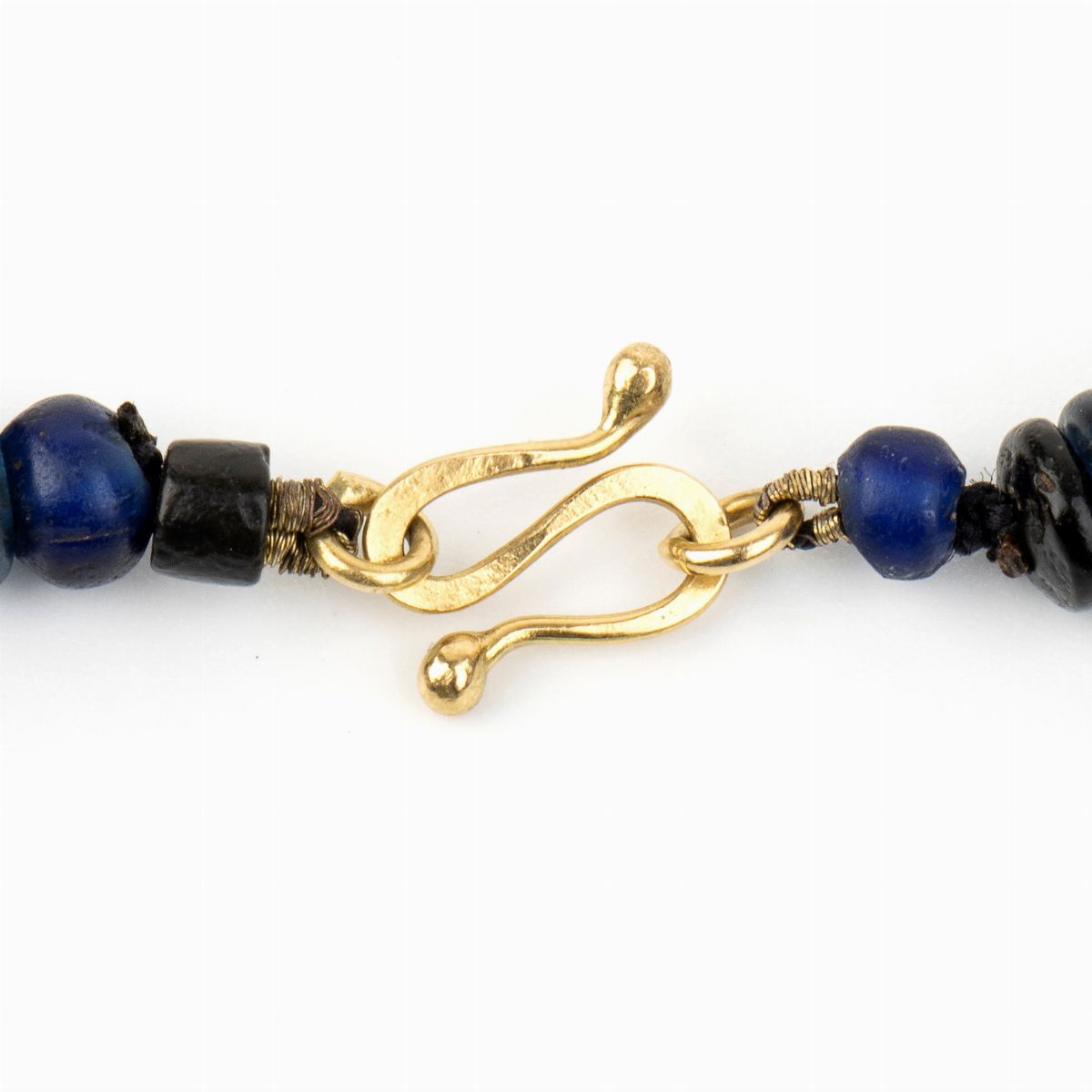 Collana in Oro Giallo e Paste Vitree