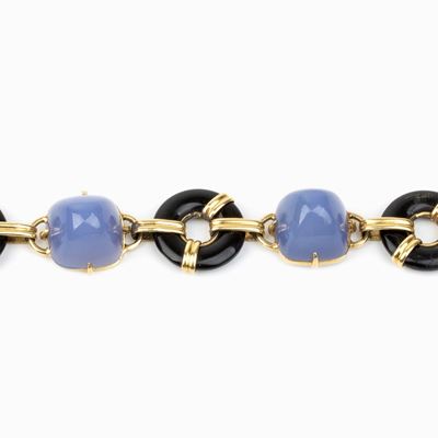 Bracciale in Oro e Pietre Dure