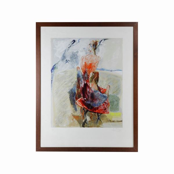 SANDRO CHIA - Multiple on paper