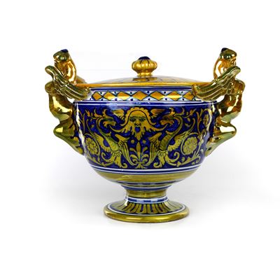 Cista in Ceramica a Lustro